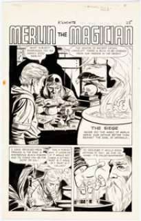 Mike Roy and Mike Peppe Knights of the Round Table #10 Complete 8-Page Story Original Art (P...