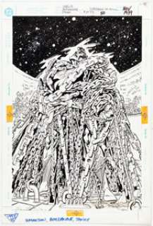 Jon Bogdanove And Dennis Janke | Superman: The Man of Steel #50 Cover Original Art (DC, 1995).... | Heritage