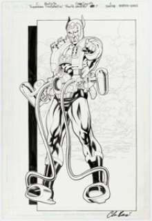 Chris Batista and Cam Smith - Superman Confidential #9 Splash Page 1 Orion Original Art (DC, 2008)....