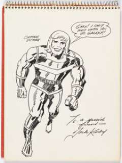Jack Kirby Sketch and Much More Original Art and Books Group of 41 (various).... (Total: 35 Items) | Heritage
