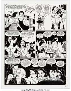 Hernandez, Jaime | Jaime Hernandez Love and Rockets #44 Story Page 4 Maggie Original Art (Fantagraphics, 1994).... | Heritage