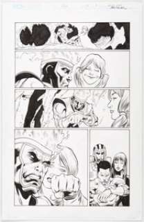 Syaf, Ardian - Ardian Syaf and Jack Purcell Justice League of America #34 Story Page 10 Original Art (DC, 2006)....