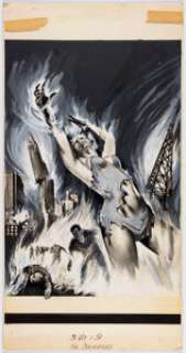 Artist, Unknown | The Cremators Movie Poster Painting Original Art (Arista Productions, Inc., 1972).... | Heritage