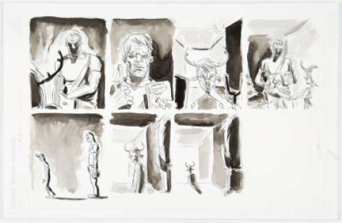 Lemire, Jeff - Jeff Lemire Sweet Tooth #18 Story Page 15 Original Art (DC/Vertigo, 2011)....