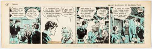 Caniff, Milton | Milton Caniff Terry and the Pirates Daily Comic Strip Original Art dated 3-24-36 (Chicago Tribune, 1936). ... | Heritage