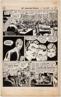 Toth, Alex | Alex Toth All-American Western #109 Story Page 6 Original Art (DC, 1949).... | Heritage