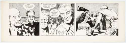 Raymond, Alex | Alex Raymond Rip Kirby Daily Comic Strip Original Art dated 3-24-51 (King Features Syndicate, 1951). ... | Heritage