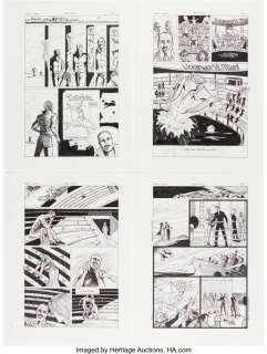 Bové, Steven - Steven Bové Secret Origins #50 Dolphin Complete 15-Page Story Preliminary Original Art (DC, 1990).... (Total: 15 Original Art)