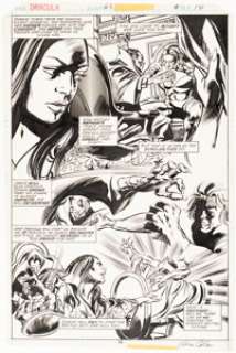 Colan, Gene | Gene Colan and Tom Palmer Tomb of Dracula #62 Story Page 8 Original Art (Marvel, 1978).... | Heritage