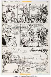 Grell, Mike | Mike Grell Warlord #2 Story Page 5 Original Art (DC, 1976).... | Heritage