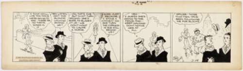 Young, Chic | Chic Young Blondie Daily Comic Strip Original Art dated 3-14-31 (King Features Syndicate, 1931). ... | Heritage