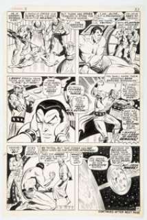 Severin, Marie | Marie Severin and Mike Esposito (as Joe Gaudioso) Sub-Mariner #18 Story Page 18 Original Art (Marvel, 1969).... | Heritage