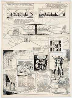 Graham, Billy - Billy Graham and George Freeman Sabre #3 Story Page 11 Original Art (Eclipse, 1982)....