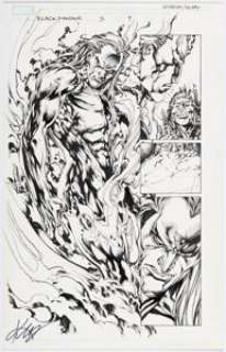 Lashley, Ken - Ken Lashley and Paul Neary Black Panther #3 Story Page 9 Original Art (Marvel, 2009)....