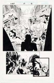 Kubert, Andy - Andy Kubert and Jesse Delperdang X-Men #47 Story Page 18 Original Art (Marvel, 1995)....