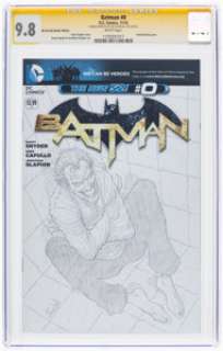 Churchill, Ian - Ian Churchill Batman #0 We Can Be Heroes Edition - CGC Signature Series Original Art (DC, 2012) CGC NM/MT 9.8 Whit...