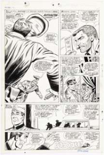 Ayers, Dick | Dick Ayers and John Tartaglione Sgt. Fury and the Howling Commandos #42 Story Page 12 Original Art (Marvel, 1967).... | Heritage