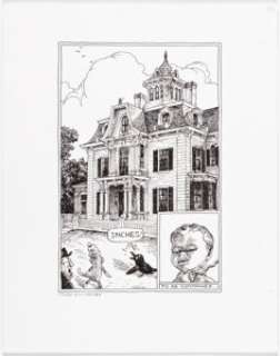 Millionaire, Tony - Tony Millionaire Sock Monkey: The Inches Incident #1 Splash Page 19 Original Art (Dark Horse, 2006)....