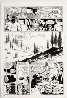 Gibbons, Dave | Dave Gibbons Doctor Who: A Marvel Monthly #49 Story Page 4 Original Art (Marvel UK, 1981).... | Heritage
