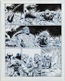 Timm, Bruce | Bruce Timm and Red Grant He-Man and the Masters of the Universe "Snake Attack" Mini Comic Story Page 13 Original A... | Heritage