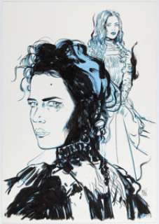 Unidentified comic artist, horror - Tula Lotay Penny Dreadful #4 Cover Original Art (Titan Comics, 2016)....