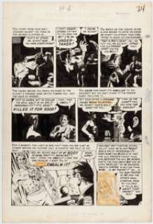Check, Sid | Sid Check The Vault of Horror #26 Story Page 6 Original Art (EC, 1952).... | Heritage