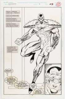 Burdine, Roy - Roy Burdine, Grant Miehm, and Thomas Florimonte Nightwatch #7 Splash Page 21 Original Art (Marvel, 1994)....