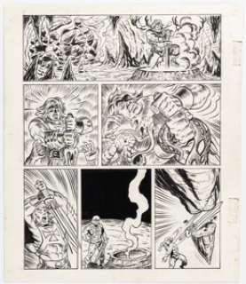 Timm, Bruce | Bruce Timm and Red Grant He-Man and the Masters of the Universe "Snake Attack" Mini Comic Story Page 12 Original A... | Heritage