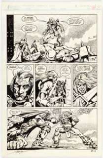 Sutton, Tom - Tom Sutton and Steve Erwin Grimjack #20 Story Page 10 Original Art (First, 1986)....