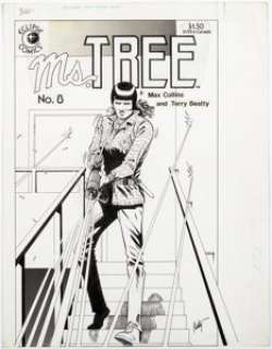 Beatty, Terry | Terry Beatty Ms. Tree #8 Cover Original Art (Eclipse, 1984).... | Heritage