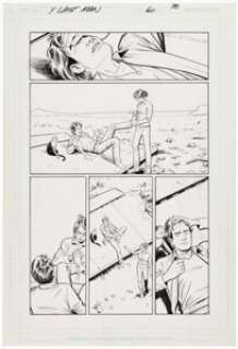 Pia Guerra And José Marzán Jr. | Y the Last Man #60 Story Page 40 Original Art (DC, 2008).... | Heritage
