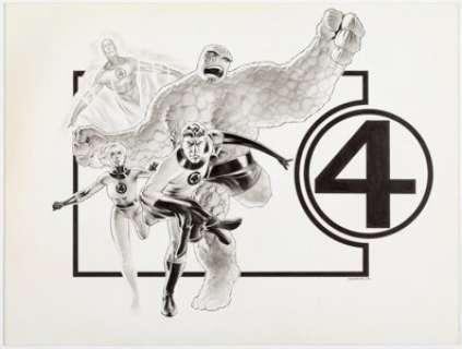 Chris Stevens - Fantastic Four Illustration Original Art (2005)....