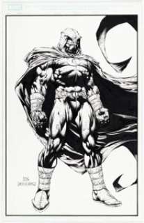 David Finch and Jeff De Los Santos - Moon Knight Illustration Original Art (2007/2008). | Heritage