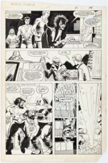 Greg Larocque And Mike Esposito | Marvel Team-Up #150 Story Page 17 Original Art (Marvel, 1985). | Heritage
