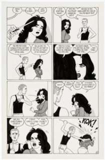 Jaime Hernandez | Love and Rockets Vol.2 #18 Story Page 12 Frogmouth Original Art (Fantagraphics, 2007). | Heritage
