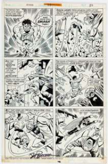 Sal Buscema, Mike Esposito, and Frank Giacoia The Defenders #22 Story Page 16 Original Art (Marvel, 1975). | Heritage