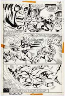 Don Heck and Mike Esposito The Avengers #111 Story Page 11 Original Art (Marvel, 1973). | Heritage
