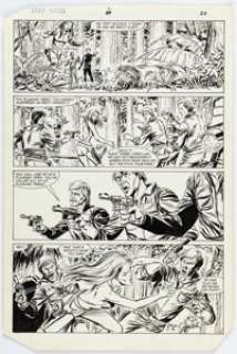Bob McLeod and Tom Palmer Star Wars #90 Story Page 16 Original Art (Marvel, 1984).