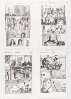 Renato Guedes Stargate SG-1 POW #2 Story Pages 15-22 Original Art (Avatar Press, 2004). (Total: 8 Original Art)