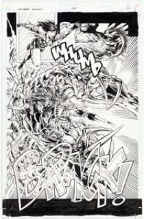 Mike Deodato Jr. Wonder Woman #100 Story Page 32 Original Art (DC, 1995). | Heritage