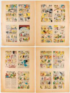 Gene Fawcette Supermouse, The Big Cheese #41 Complete Story Pages Original Art, Silverprint Color Guides, Production Stat, and Uncut Press Proof Pages Group of 56 (Pines, 1957). (Total: 56 Items) | Heritage