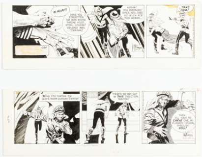 Al Williamson Secret Agent Corrigan Daily Comic Strip Original Art Group of 2 (King Features Syndicate, 1969). (Total: 2 Original Art) | Heritage