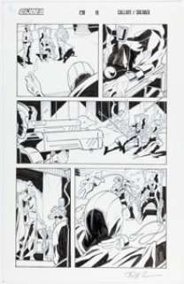 Brian Shearer [S.L. Gallant printed blue lines] G.I. Joe: A Real American Hero #238 Story Page 19 Original Art (IDW, 2017).