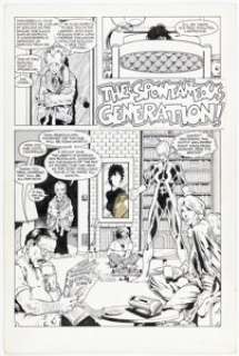 Bill Willingham, Rich Rankin, and others Elementals #1 Story Page 2 Original Art (Comico, 1984).