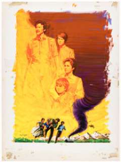 Paul Wenzel The Wild Country Movie Poster Painting Illustration Original Art (Walt Disney, 1970).