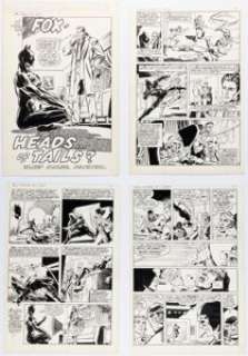 Dick Ayers and Tony DeZuñiga Blue Ribbon Comics #7 Near-Complete Story Original Art Group of 11 and Production Stat Page (Archie, 1984). (Total: 12 Items) | Heritage