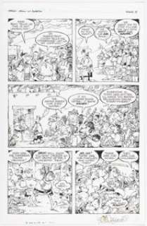 Sergio Aragonés Groo: Hell on Earth #1 Story Page 8 Original Art (Dark Horse, 2008). | Heritage