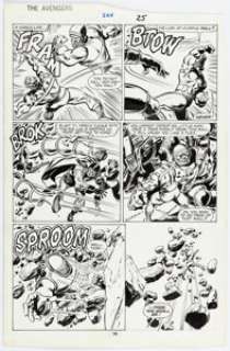 John Buscema and Tom Palmer The Avengers #268 Story Page 19 Original Art (Marvel, 1986). | Heritage