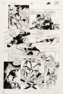 Rod Whigham and Steve Montano Doc Savage #2 Story Page 20 Original Art (DC, 1988).