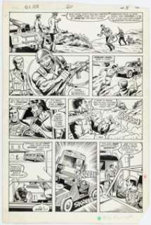 Geof Isherwood, Jon D’Agostino, and John Tartaglione G.I. Joe, A Real American Hero #20 Story Page 4 Original Art (Marvel, 1984). | Heritage